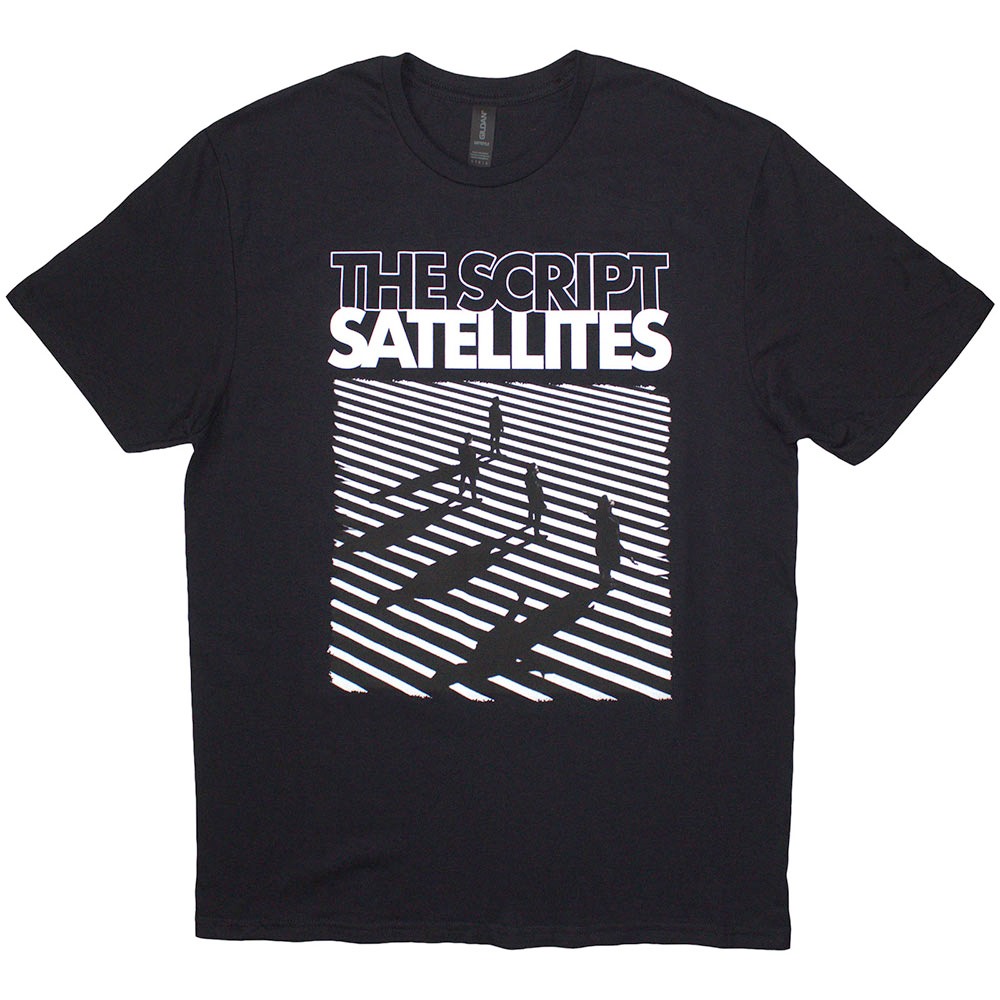 The Script - Satellites Heren Tshirt - Zwart